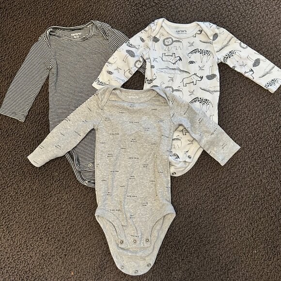 Carters Onesie 3-Piece Bundle - 6 Months (3 Items) - Picture 1 of 4